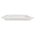 Aquatic product pp white plastic sushi tray packaging punnet tray meat food tray